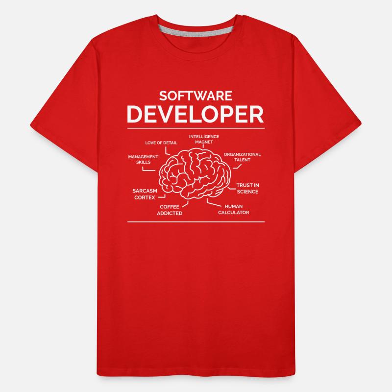 Software Developer Men's Premium Organic T-Shirt