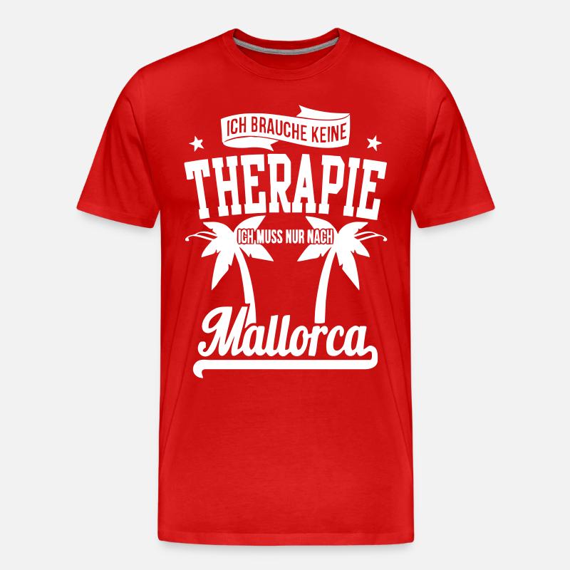 Mallorca - Männer Premium Bio T-Shirt - Rot