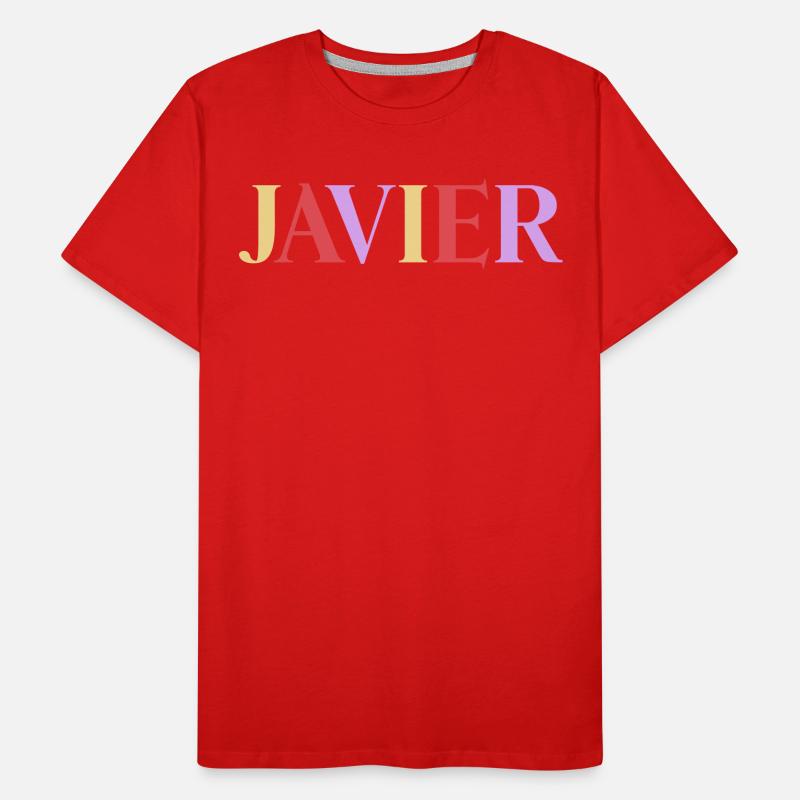 Name Mann Spanisch Javier Männer Premium Bio T-Shirt
