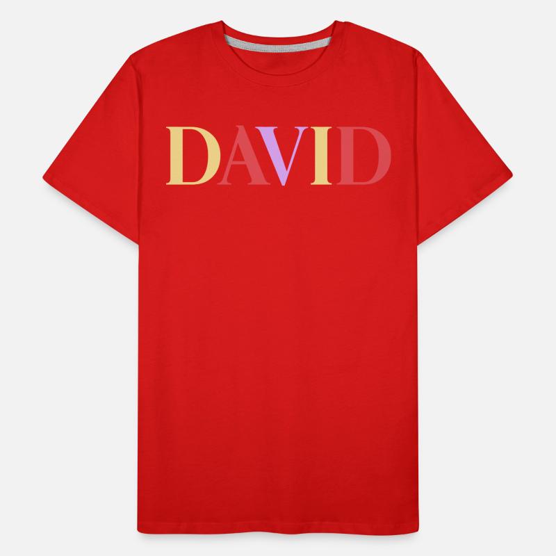 Name Spanischer Mann David Männer Premium Bio T-Shirt