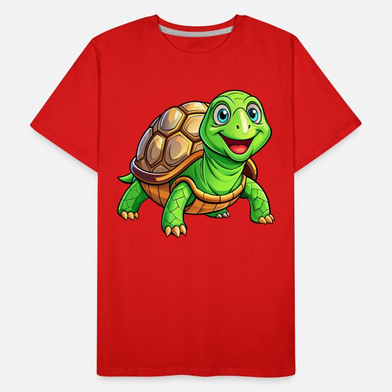 Mega süße Schildkröte Männer Premium Bio T-Shirt