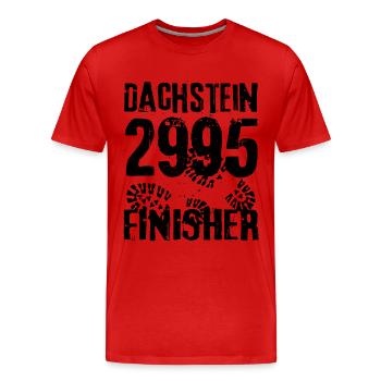 Dachstein 2995 Styrie Alpinisme Randonnée Montagne - T-shirt bio Premium Homme - rouge - Devant - Damien (186cm)