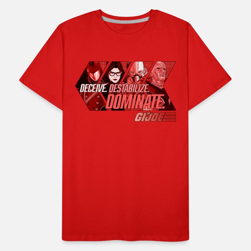 G.I. Joe Devise Du Cobra T-shirt bio Premium Homme