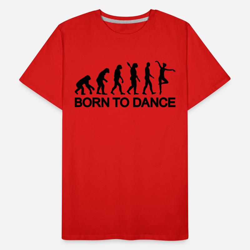 Ballett Evolution Männer Premium Bio T-Shirt