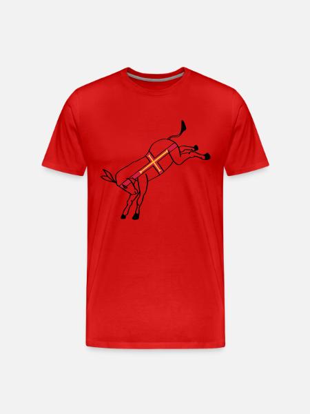 guernseydonkey - Men's Premium Organic T-Shirt - red