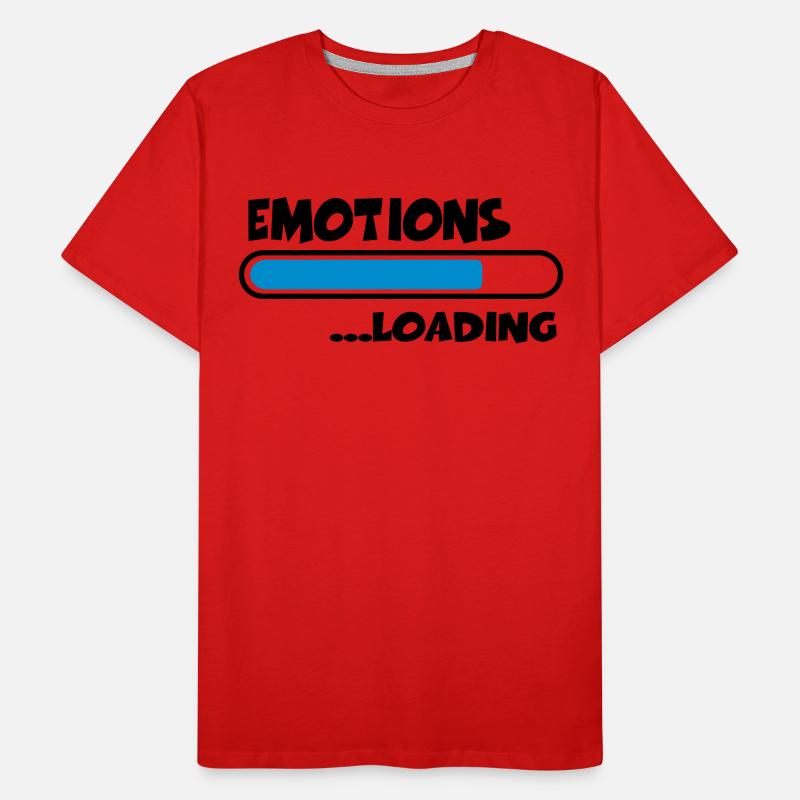 Emotions loading Men's Premium Organic T-Shirt