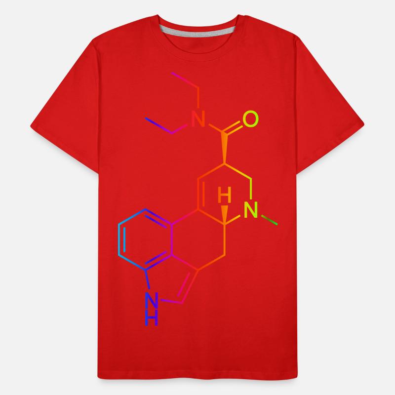 LSD Molécule Coloré T-shirt bio Premium Homme