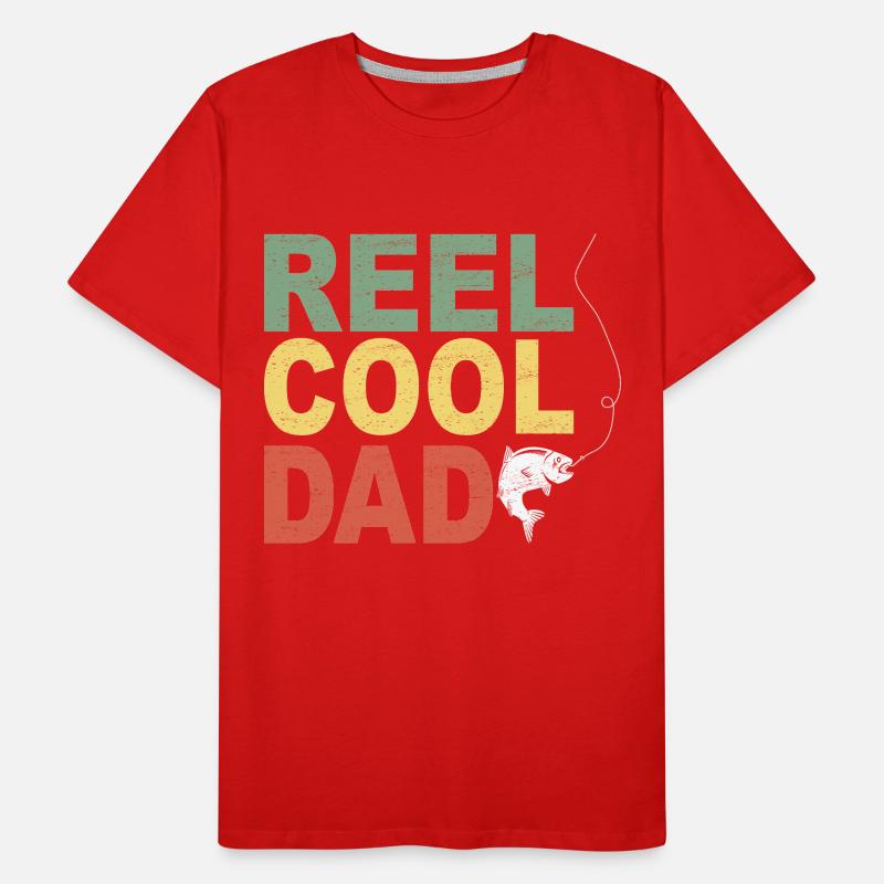 Fishing Dad Gift Idea Men's Premium Organic T-Shirt