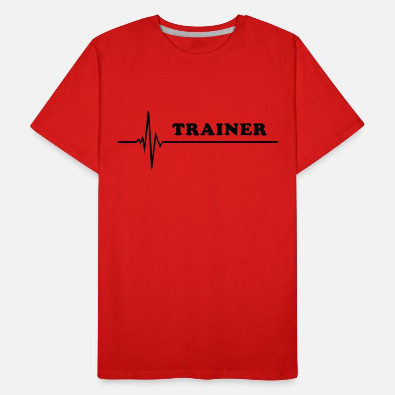 Pulse - Trainer Men's Premium Organic T-Shirt