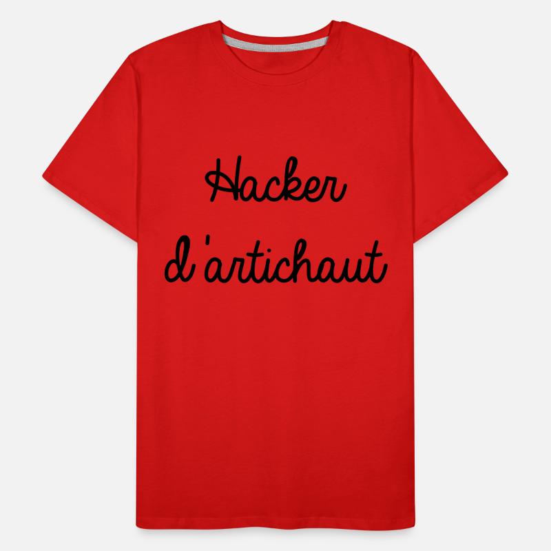 hacker d'artichaut T-shirt bio Premium Homme