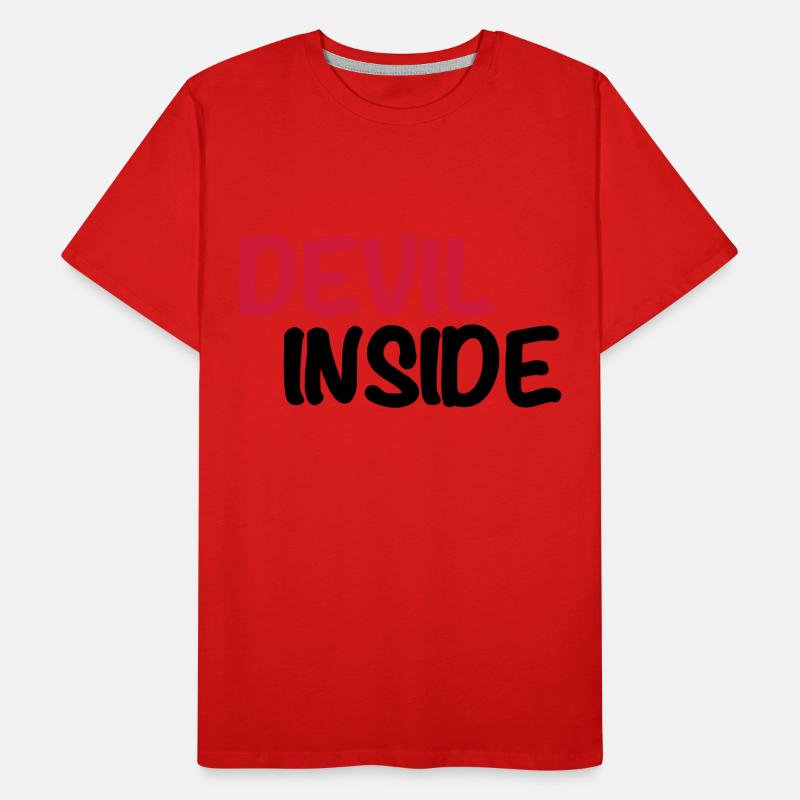 Devil inside Men's Premium Organic T-Shirt