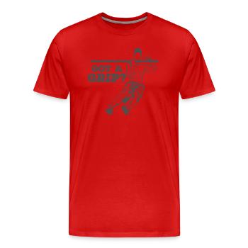 got a Grip? Calisthenics Fitness Workout - Men's Premium Organic T-Shirt - red - Front - Damien (186cm)