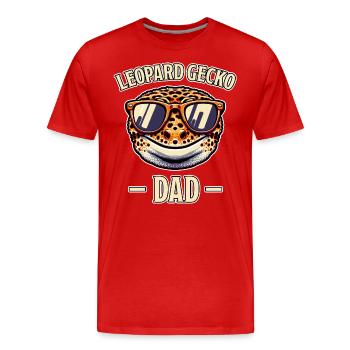 Leopardgecko Spruch Lustiges Leopardgecko Geschenk - Männer Premium Bio T-Shirt - Rot - Vorne - Damien (186cm)