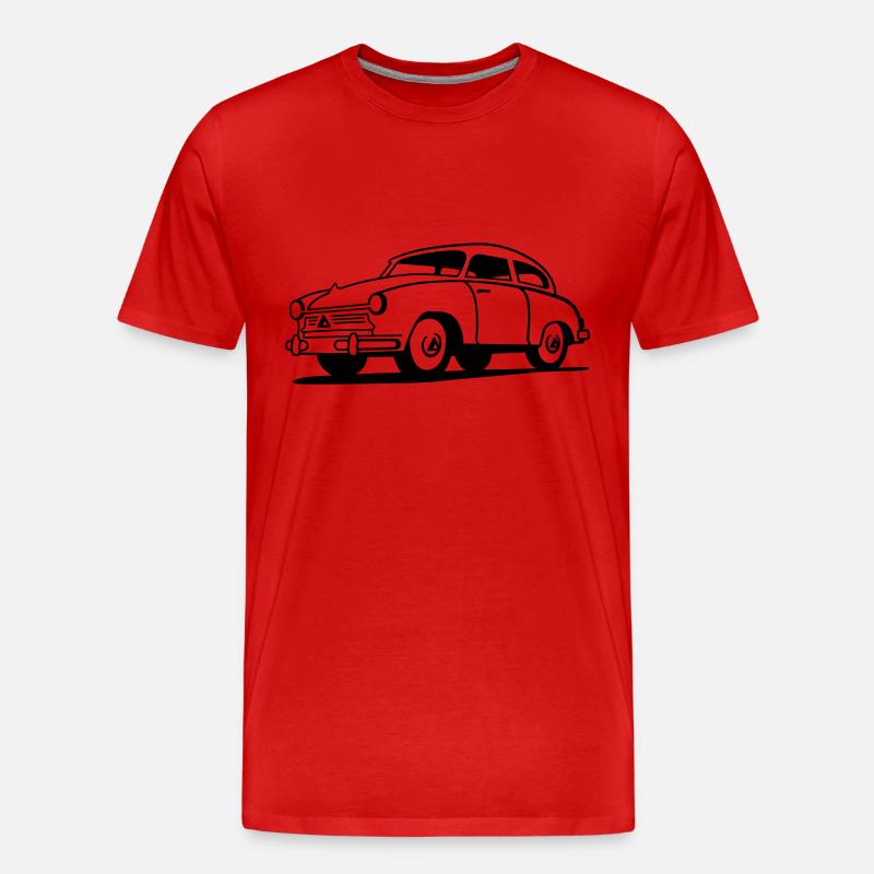 Lloyd - Männer Premium Bio T-Shirt - Rot