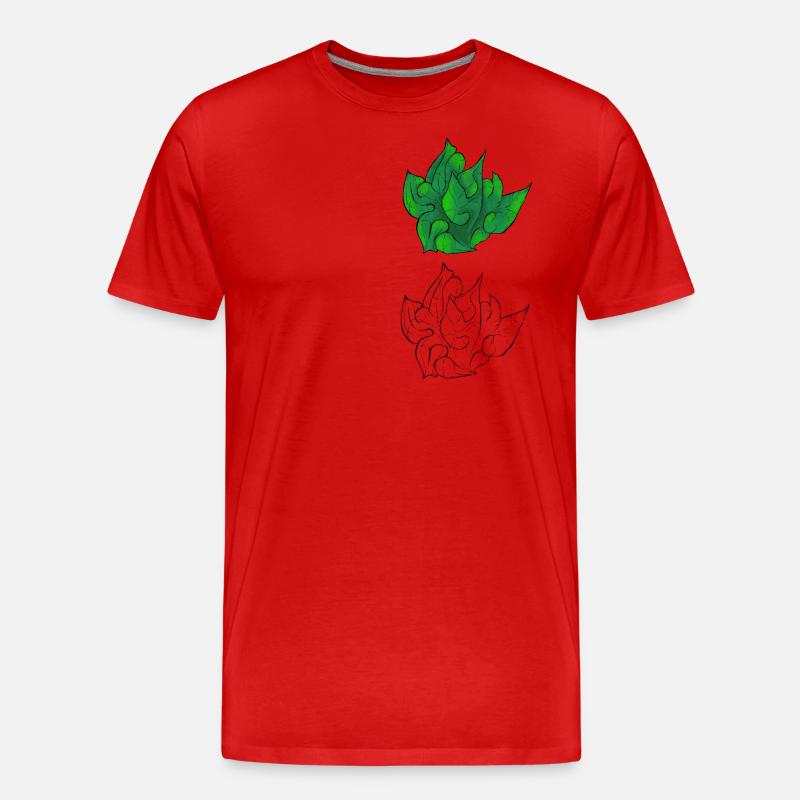 Gem_4 - Männer Premium Bio T-Shirt - Rot