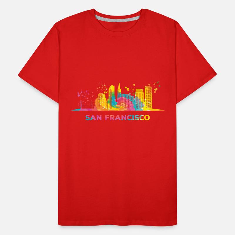 San Franciscans Skyline San Francisco Men's Premium Organic T-Shirt
