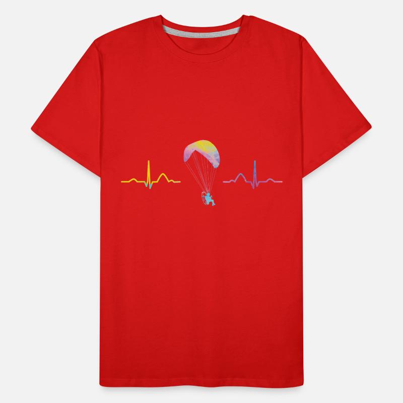 Motorized Paragliding PPG Paramotoring Men's Premium Organic T-Shirt