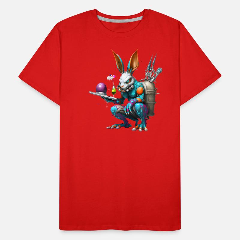 Future Technology Rabbit Men's Premium Organic T-Shirt