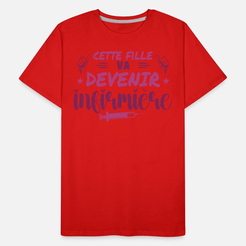 Dieses Mädchen wird Krankenschwester Männer Premium Bio T-Shirt