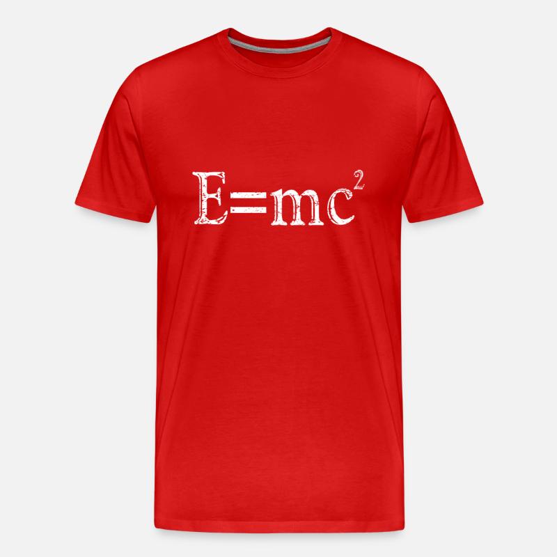 Quantenphysik Physik Physiker wissenschaft quanten - Männer Premium Bio T-Shirt - Rot