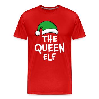 La Reine Elfe - T-shirt bio Premium Homme - rouge - Devant - Damien (186cm)