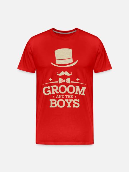 Marié Mariage Mariage - T-shirt bio Premium Homme - rouge