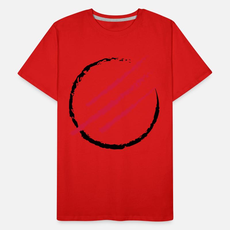 Scratch the Circle Männer Premium Bio T-Shirt