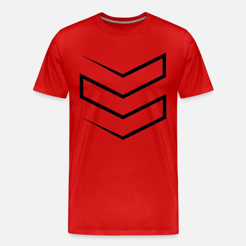 MARINE - Männer Premium Bio T-Shirt - Rot
