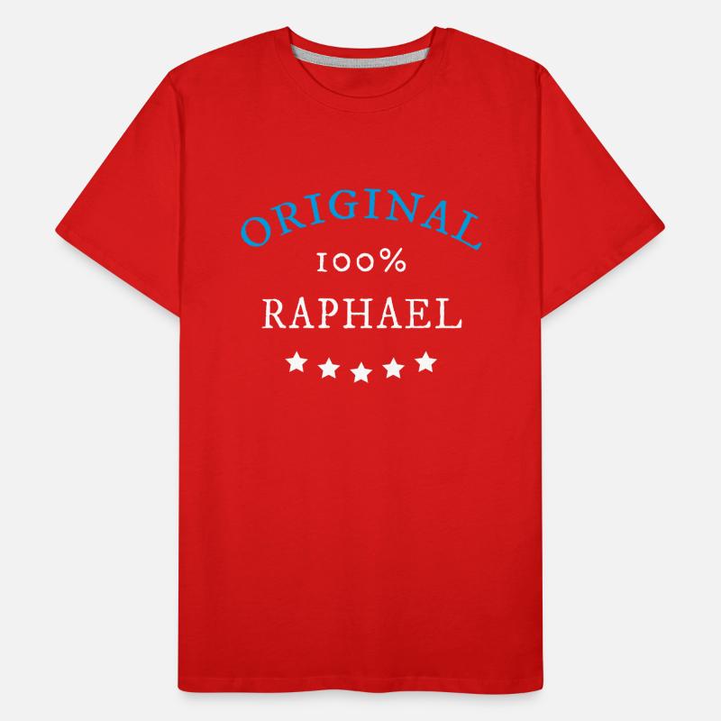 Raphael originale 100%, cadeau, nom T-shirt bio Premium Homme