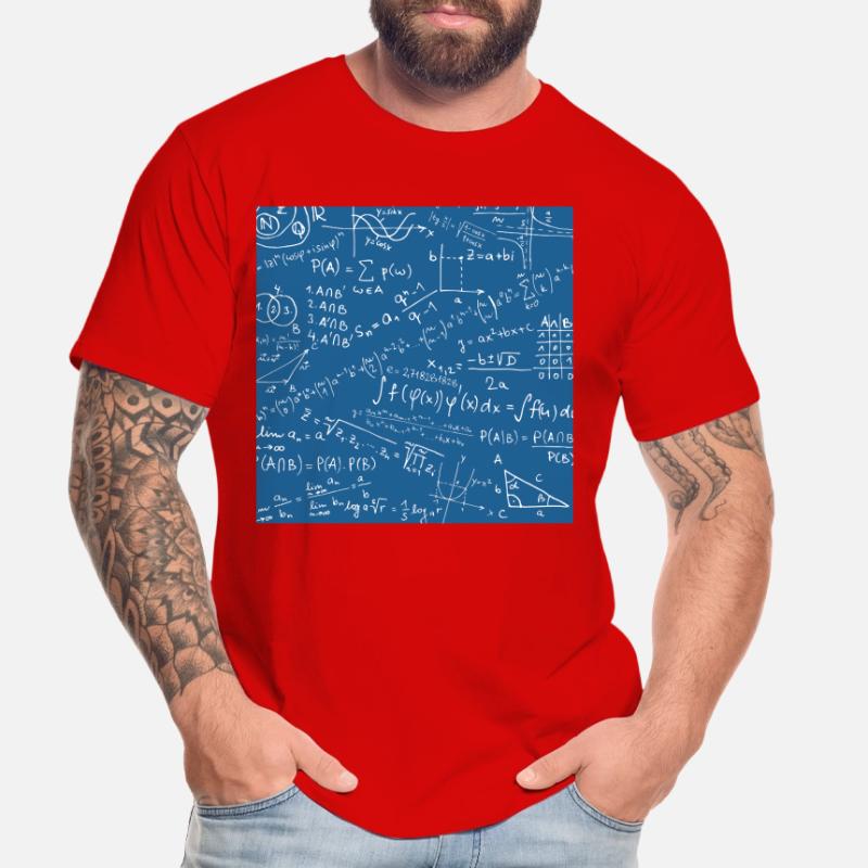Math Equation Pattern, Quadratic Formula Math Gift Men's Premium Organic T-Shirt