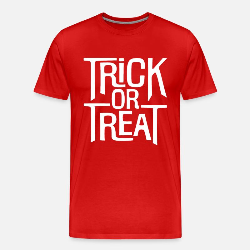 Süßes oder Saures - Männer Premium Bio T-Shirt - Rot