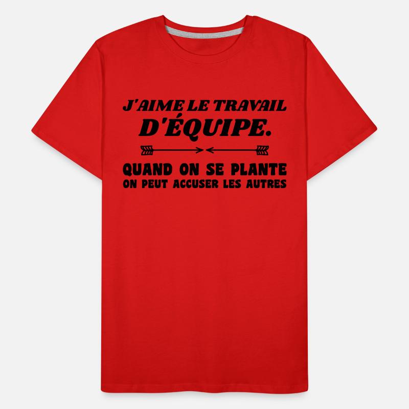 Teamwork Men's Premium Organic T-Shirt