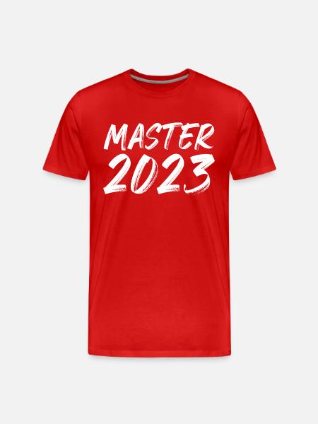 Master 2023 - Männer Premium Bio T-Shirt - Rot