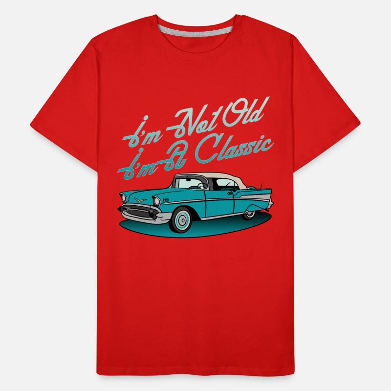 Oldtimer-Grafik Männer Premium Bio T-Shirt