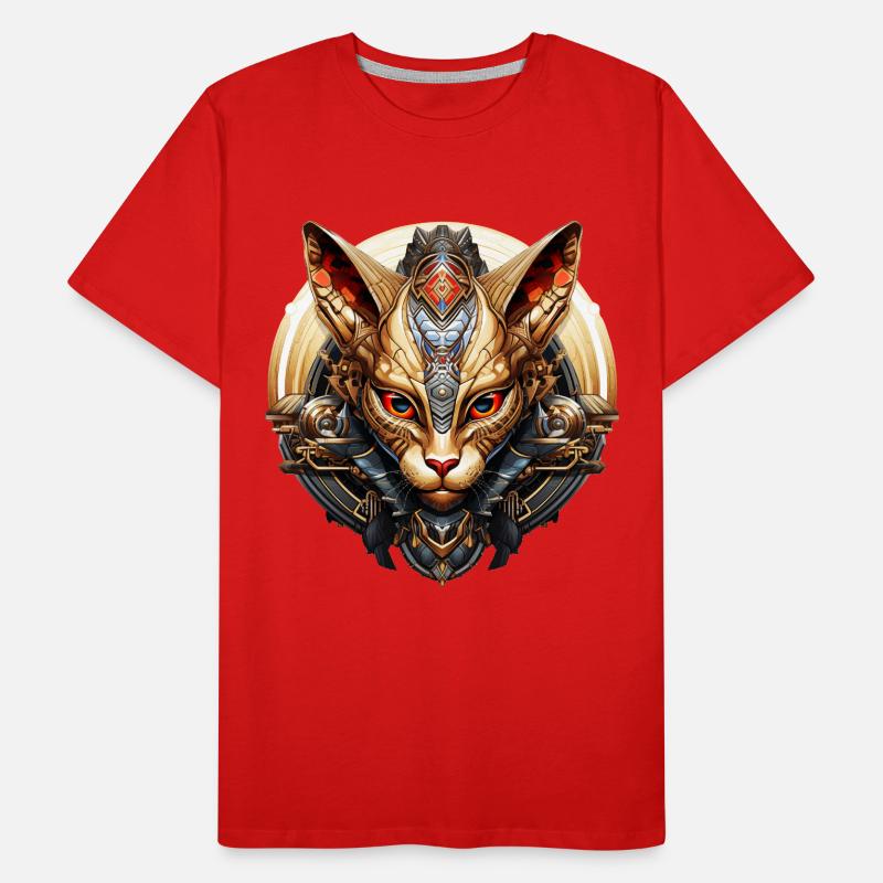 Chat Sphinx T-shirt bio Premium Homme