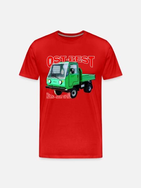 Multicar M25 bunt - Männer Premium Bio T-Shirt - Rot