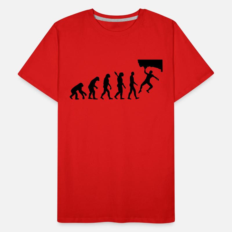 Evolution Bouldering T-shirt bio Premium Homme