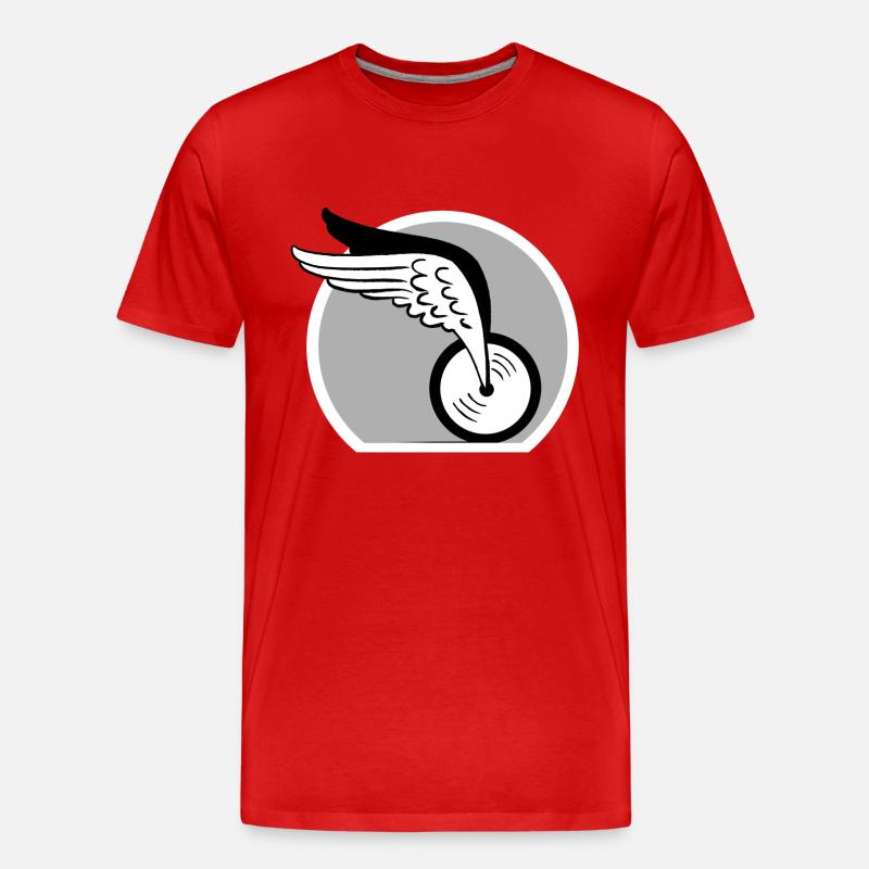 Baiker - Männer Premium Bio T-Shirt - Rot