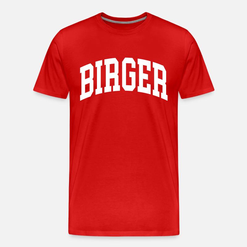 Birger - Männer Premium Bio T-Shirt - Rot