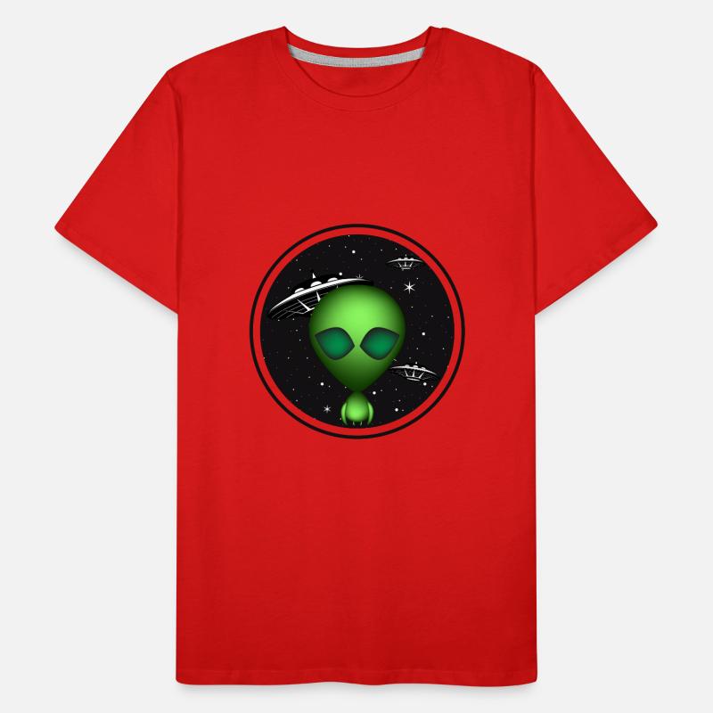 Alien Männer Premium Bio T-Shirt