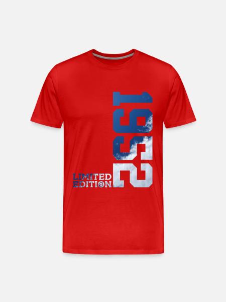 LIMITED EDITION 1952 74TH BIRTHDAY - Men's Premium Organic T-Shirt - red