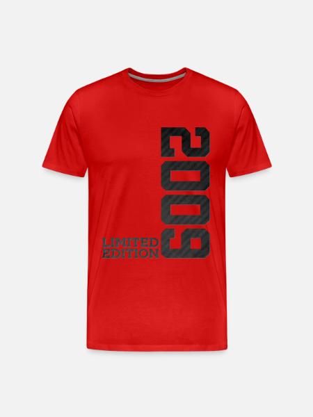 17E ANNIVERSAIRE ÉDITION LIMITÉE 2009 - T-shirt bio Premium Homme - rouge