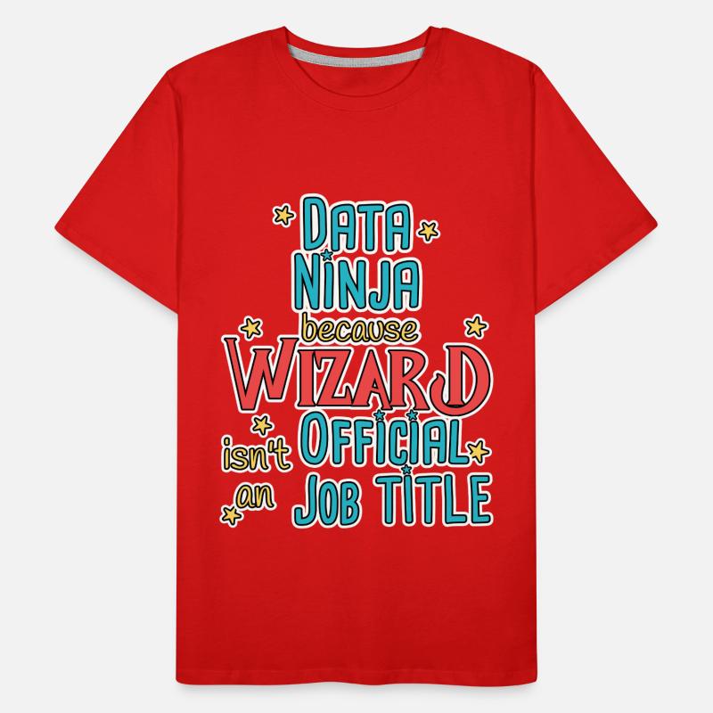 Assistant Data Ninja T-shirt bio Premium Homme