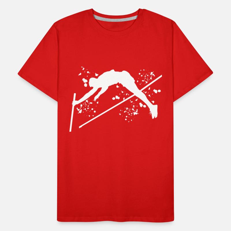 Perchiste Enfant Saut à la perche T-shirt bio Premium Homme