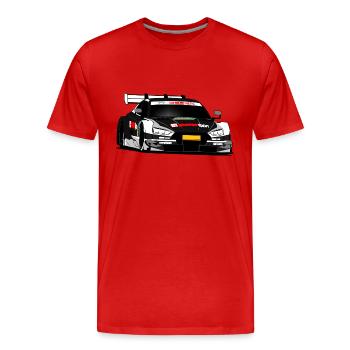 Racecar - Männer Premium Bio T-Shirt - Rot - Vorne - Damien (186cm)