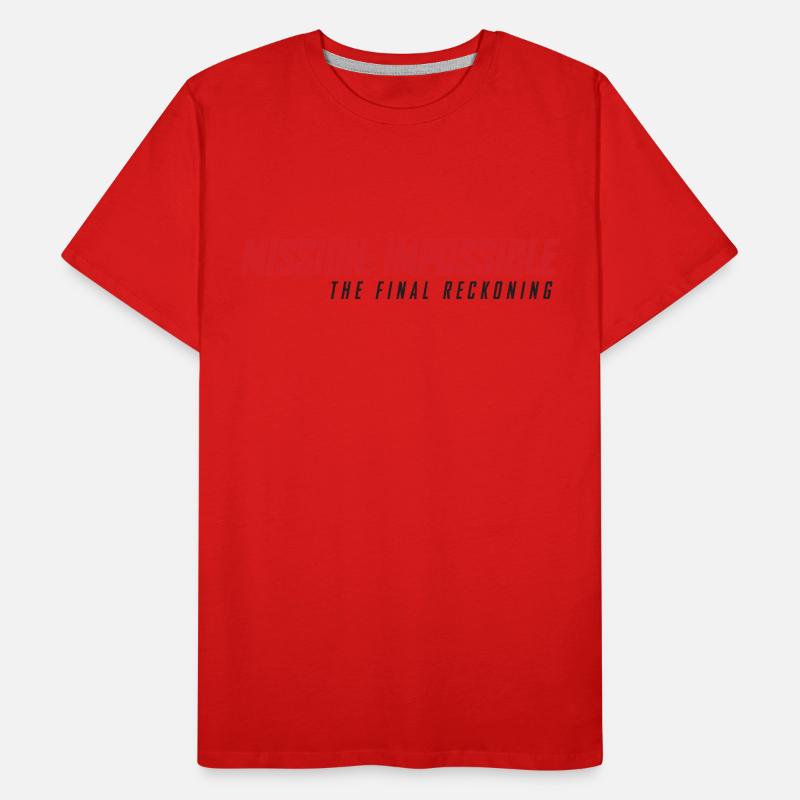 Mission Impossible The Final Reckoning Logo Rouge T-shirt bio Premium Homme