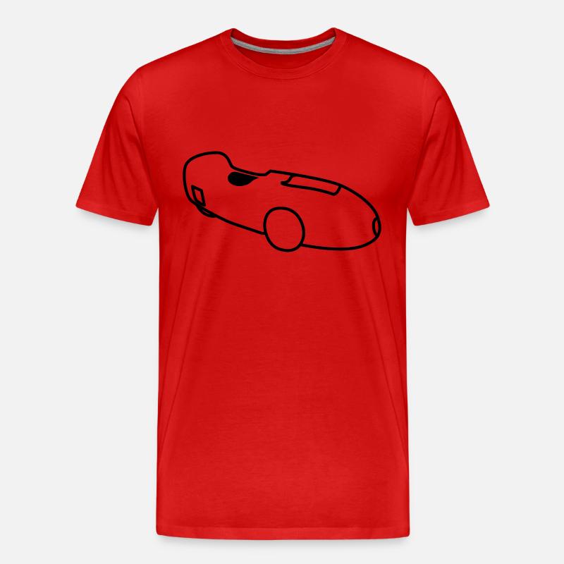 Velomobil DF - Männer Premium Bio T-Shirt - Rot