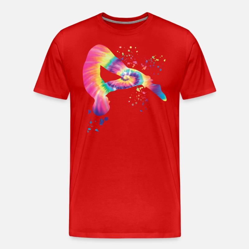 Turmspringen Kunstspringen Synchronspringen - Männer Premium Bio T-Shirt - Rot