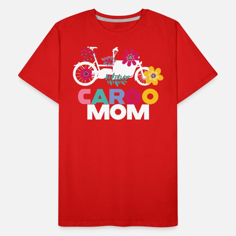 Cargo Mom Vélo Cargo Vélo Cargo T-shirt bio Premium Homme