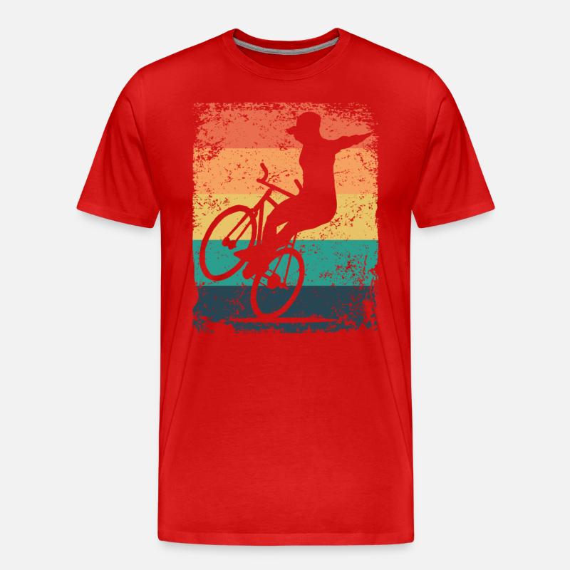 Kunstradfahren Kunstradfahrer - Männer Premium Bio T-Shirt - Rot